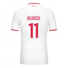 AS Monaco Maghnes Akliouche #11 Hemmakläder 2024-25 Kortärmad